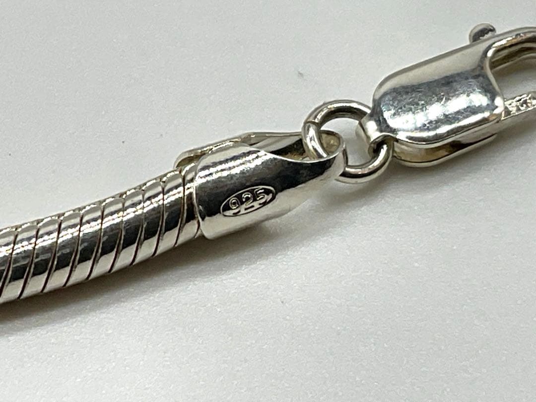 シルバー スネークチェーン ネックレス　50cm