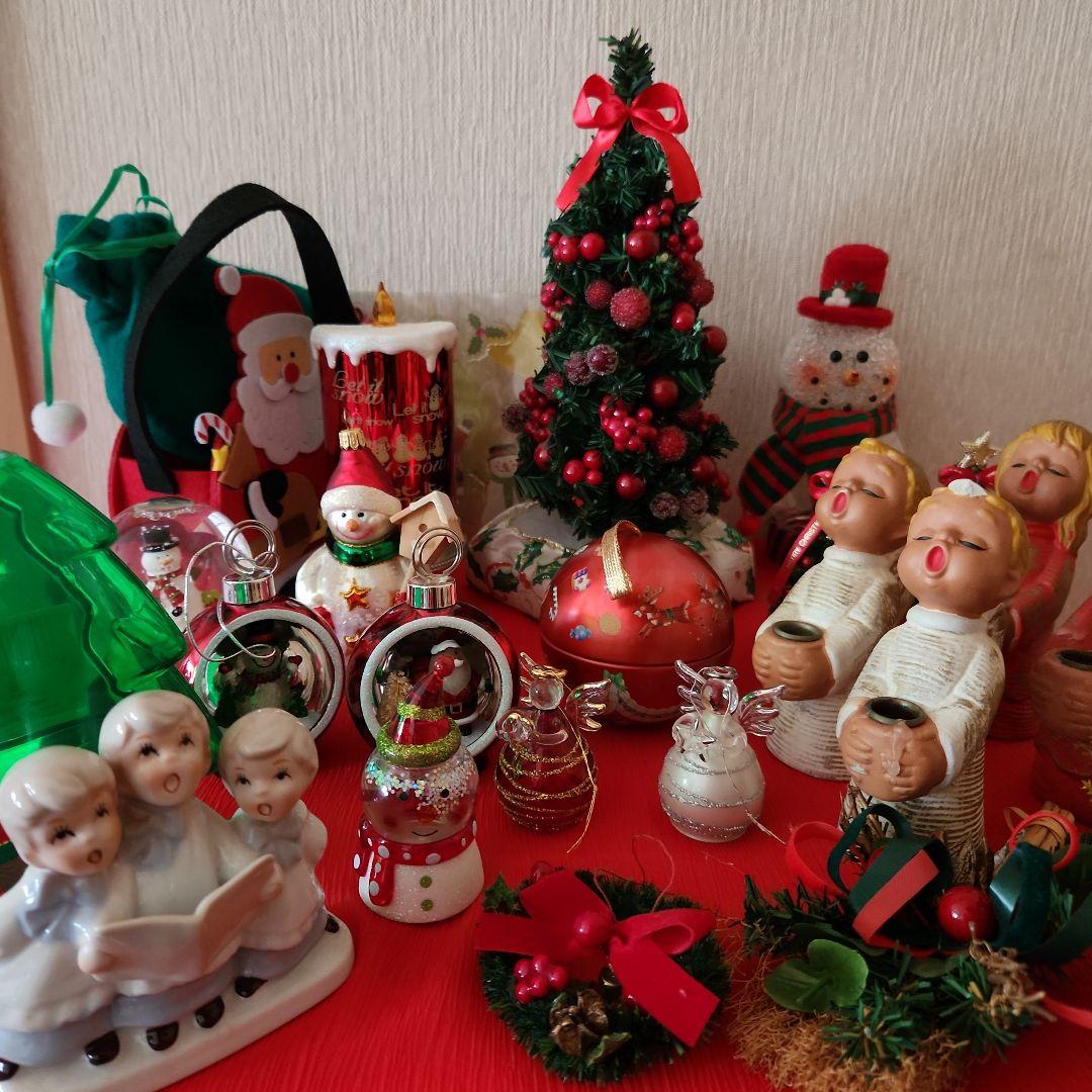 楽しいクリスマス飾りいろいろ　オーナメント　ツリー　サンタ　雪だるま　ボール　星