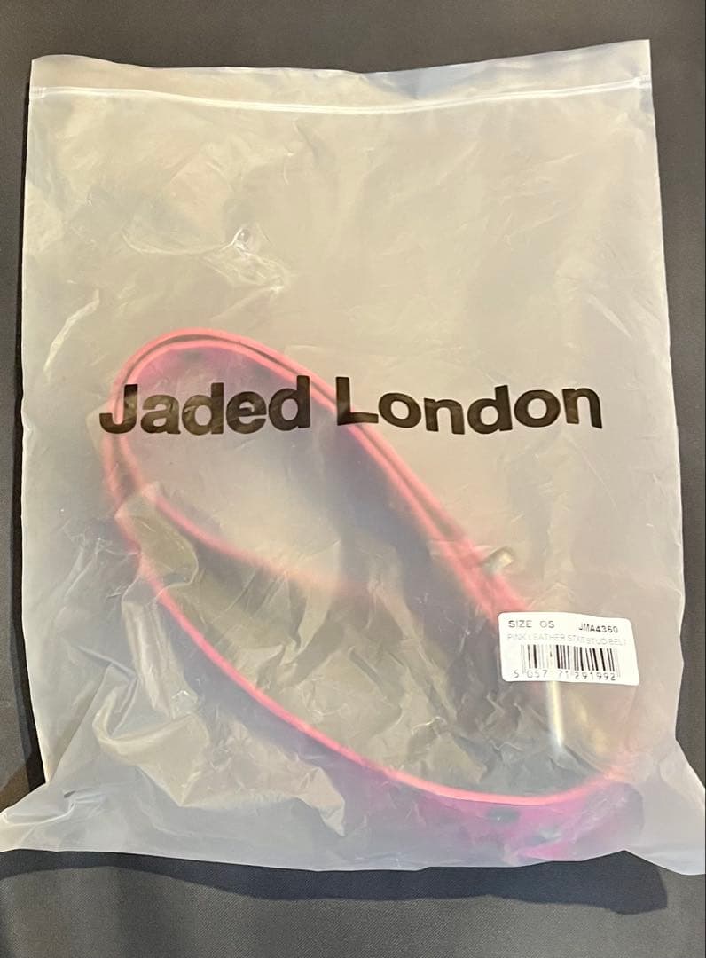 JADED LONDON ピンク スタッズ ベルト
