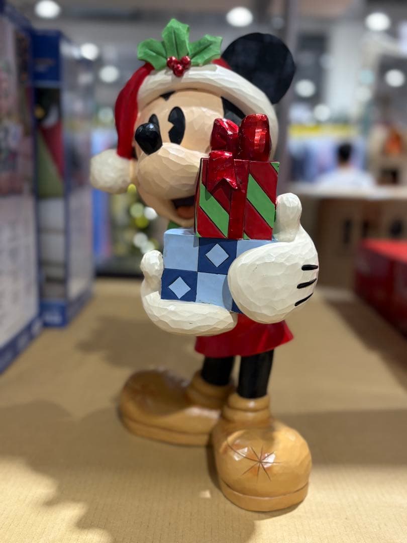 コストコ　新作】ジム ショア ホリデークリスマス ミッキー　フィギュア　ラスト①