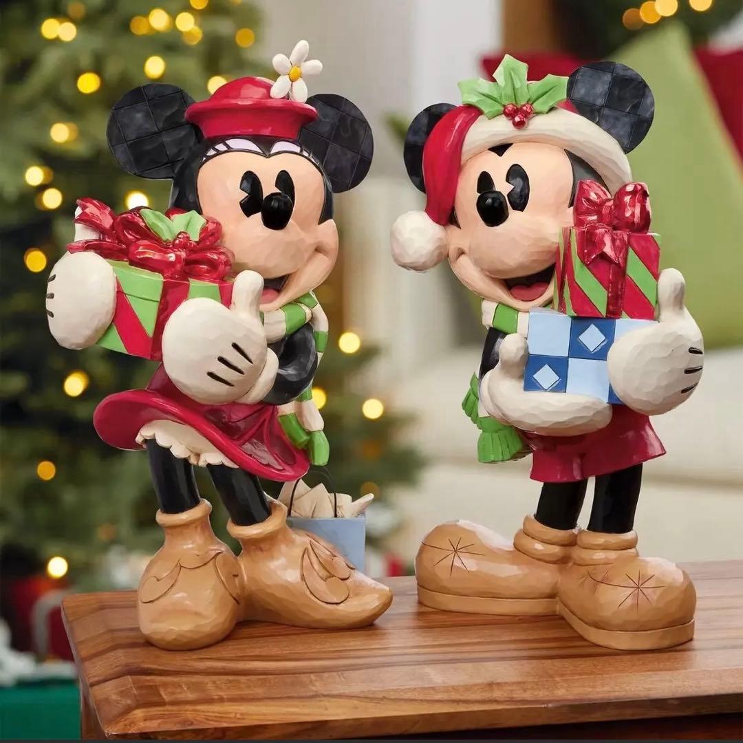 コストコ　新作】ジム ショア ホリデークリスマス ミッキー　フィギュア　ラスト①