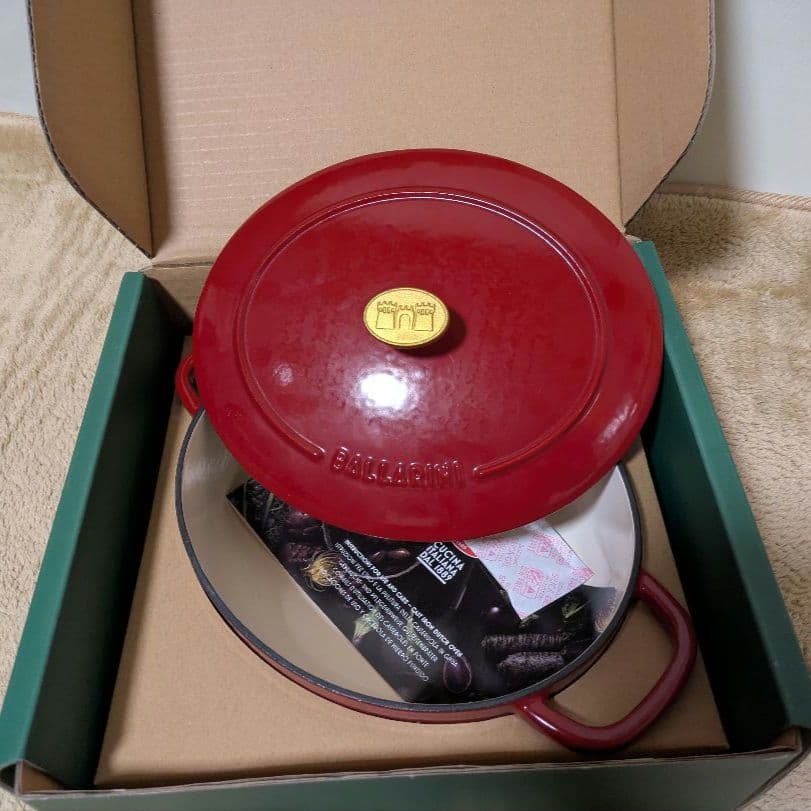 【BALLARINI】ベラモンテ　鋳物ほうろう鍋　オーバル　23cm