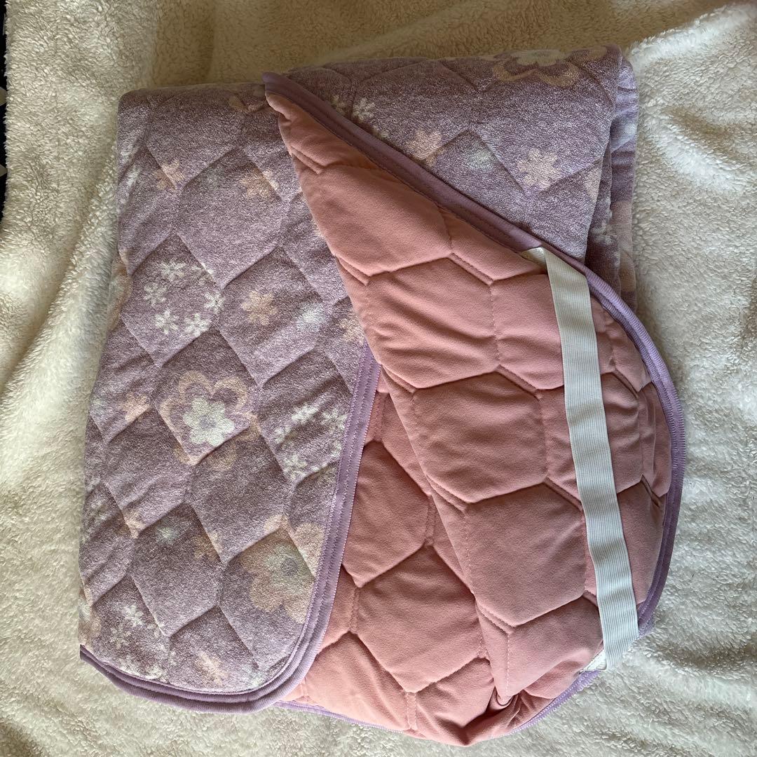 フリースブランケット パンダ 花柄 140x190cm