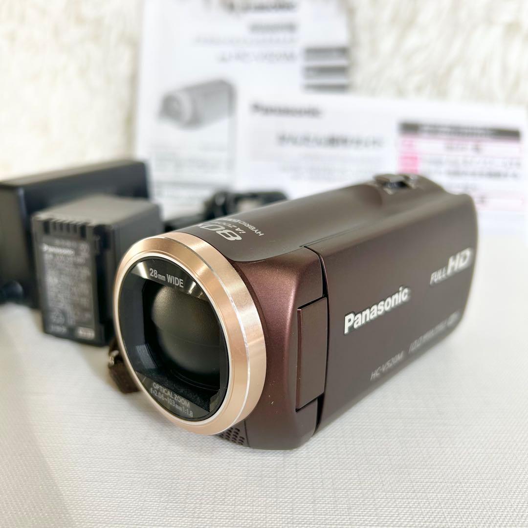 ✨美品✨Panasonic HC-V520M フルHD ビデオカメラ Wi-Fi