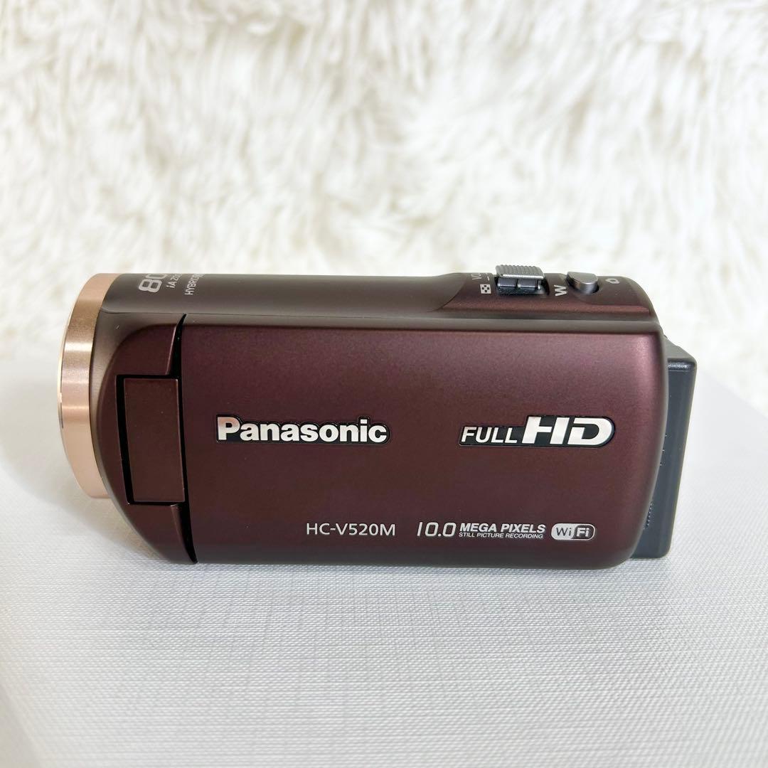 ✨美品✨Panasonic HC-V520M フルHD ビデオカメラ Wi-Fi