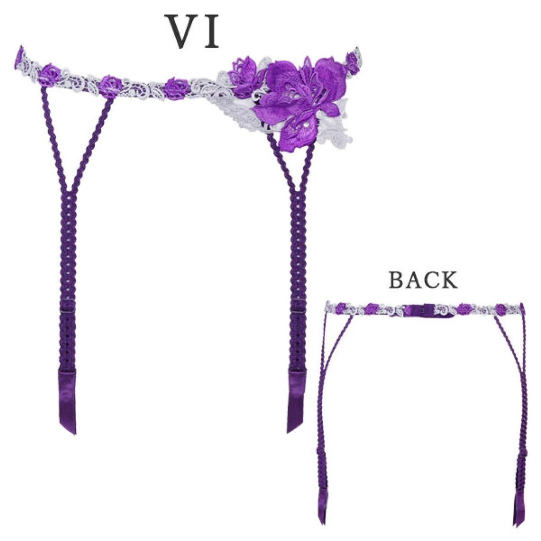 サルート95グループビバラインブラG75バイオレットほどける紐ショーツM