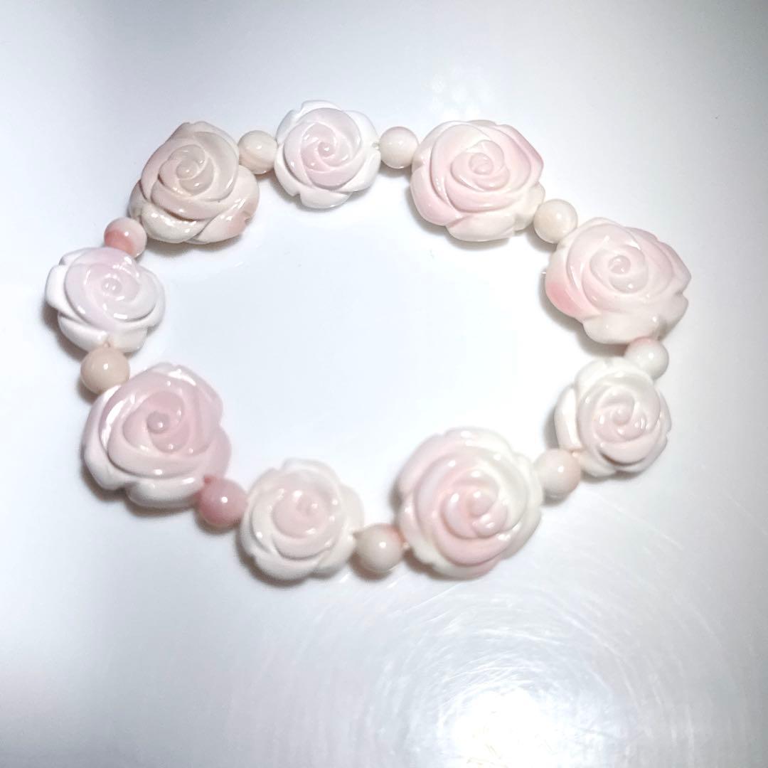 クイーンコンクシェルバラブレスレットNO25-2208