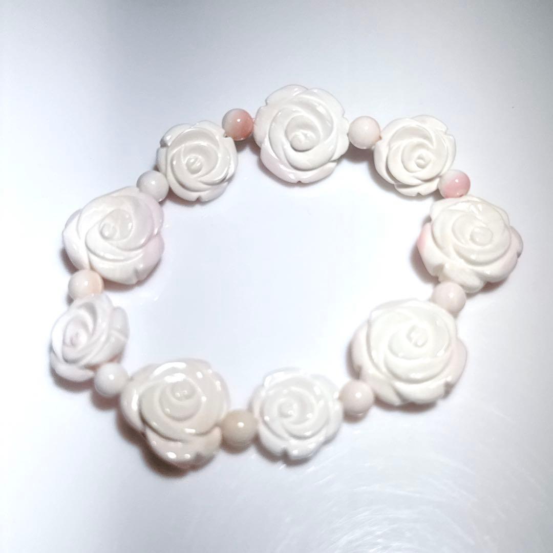 クイーンコンクシェルバラブレスレットNO25-2208