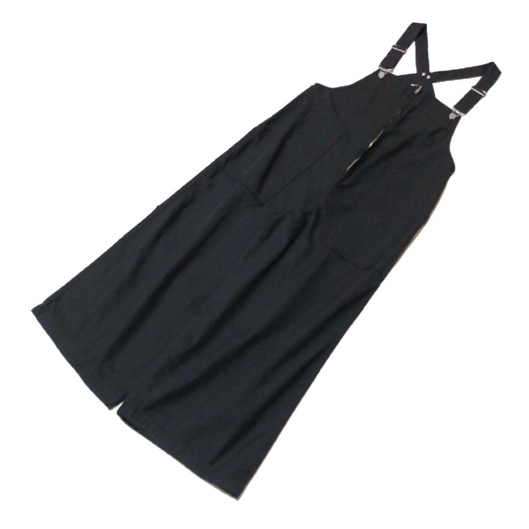 新品　アングリッド　ミリタリールーズサロペット　オーバーオール　ゆったり　黒