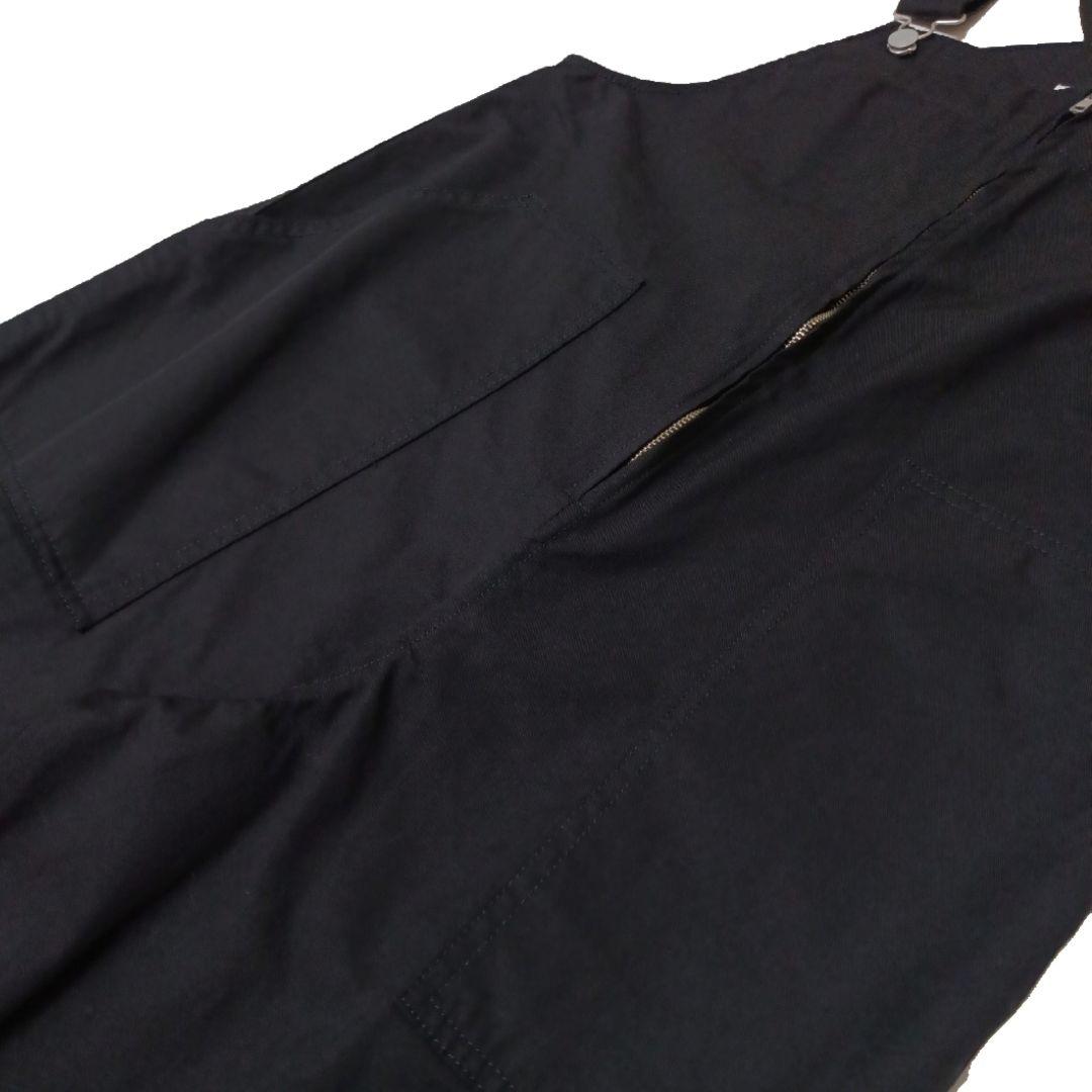 新品　アングリッド　ミリタリールーズサロペット　オーバーオール　ゆったり　黒