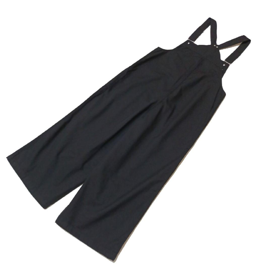 新品　アングリッド　ミリタリールーズサロペット　オーバーオール　ゆったり　黒