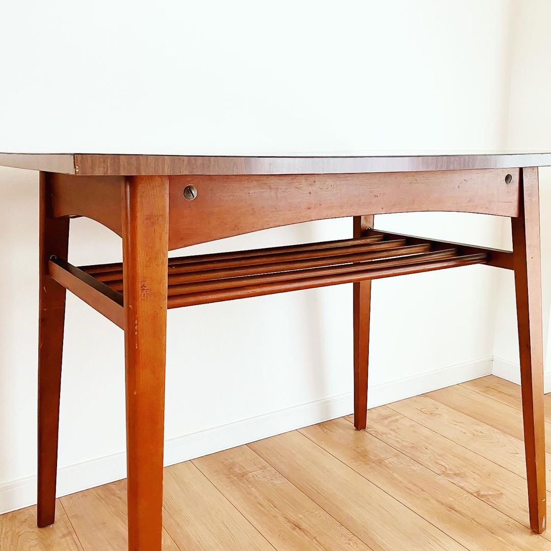 センターテーブル　古家具　昭和レトロ　デスク　古道具　ビンテージ