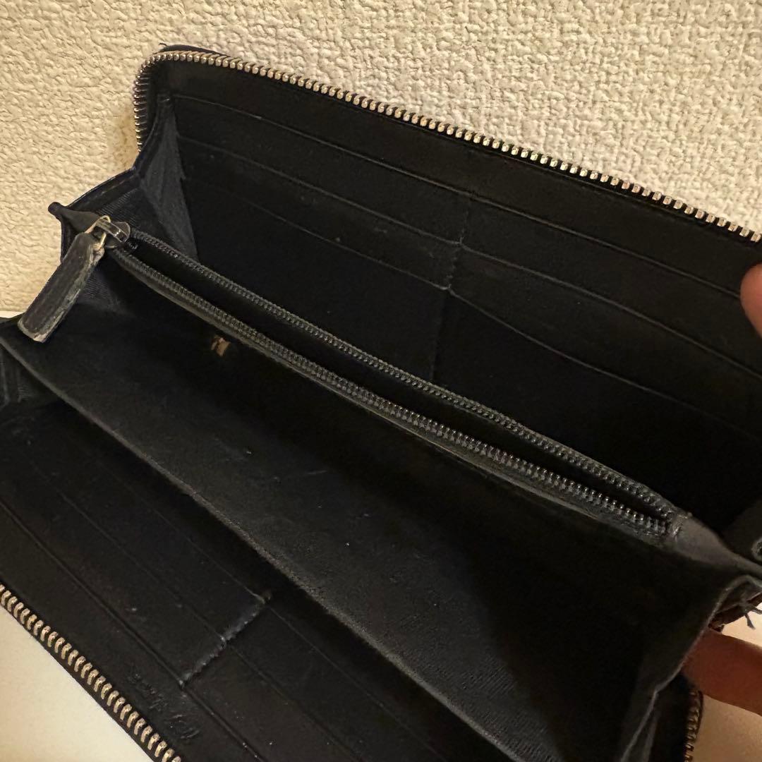 【男女兼用】美品　YSL サンローラン　ブラック 長財布
