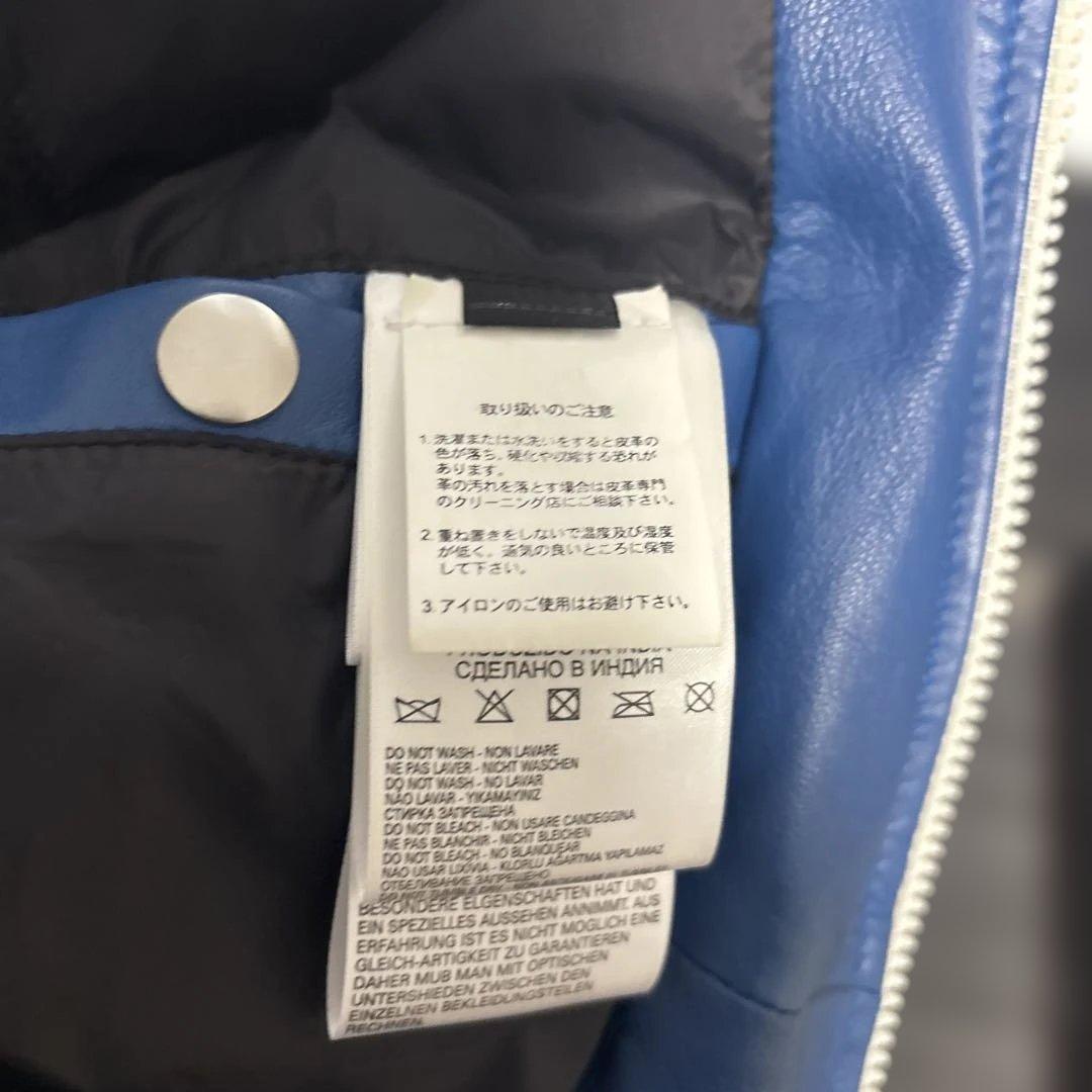 ディーゼル　羊革シングルライダースジャケット　サイズXL