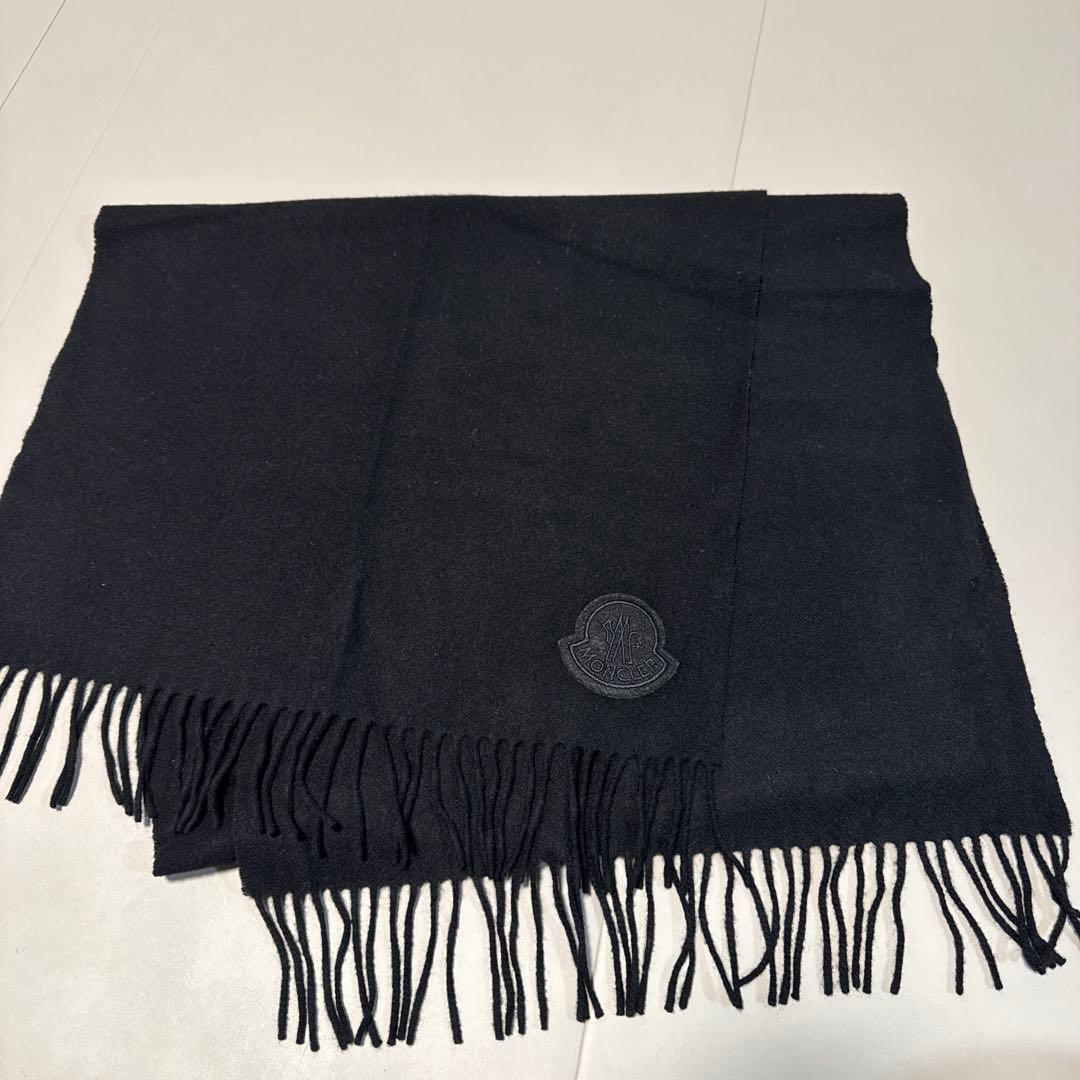 年末セール◎モンクレール　マフラー　黒