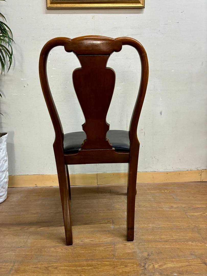 管446☆イギリス製☆ロイズアンティークス☆クィーンアンチェアー