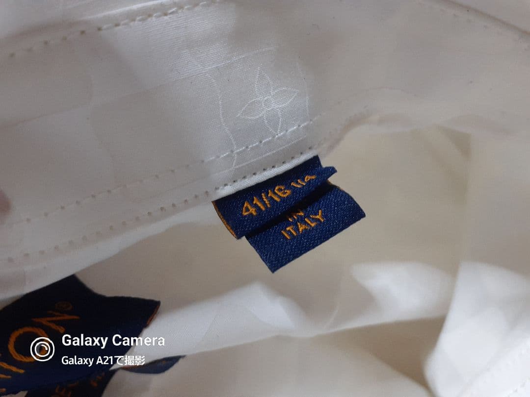 伊製 ルイヴィトン/242MF ダミエ ロゴ/ジャガード 半袖シャツ XL程度