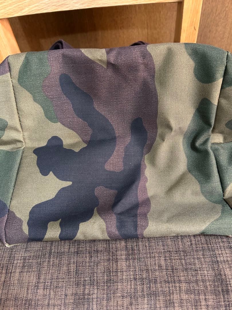 Herve Chapelier エルベシャプリエ　カモフラトートバッグ