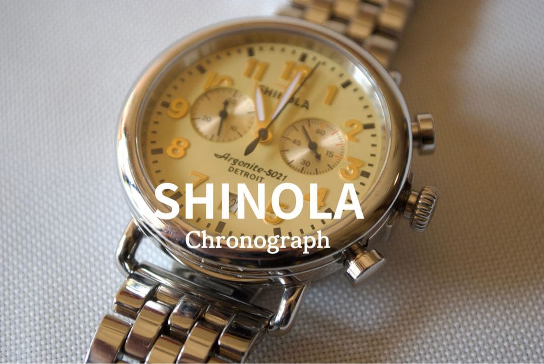 シャイノーラ　クロノグラフ。