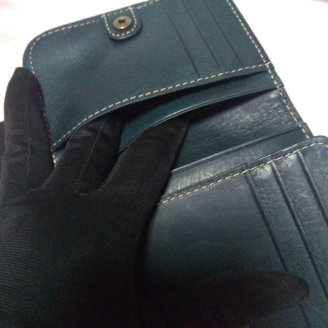 ♥Dakota 未使用品 二つ折り財布 ブロッコ ネイビー ユニセックス仕様♥