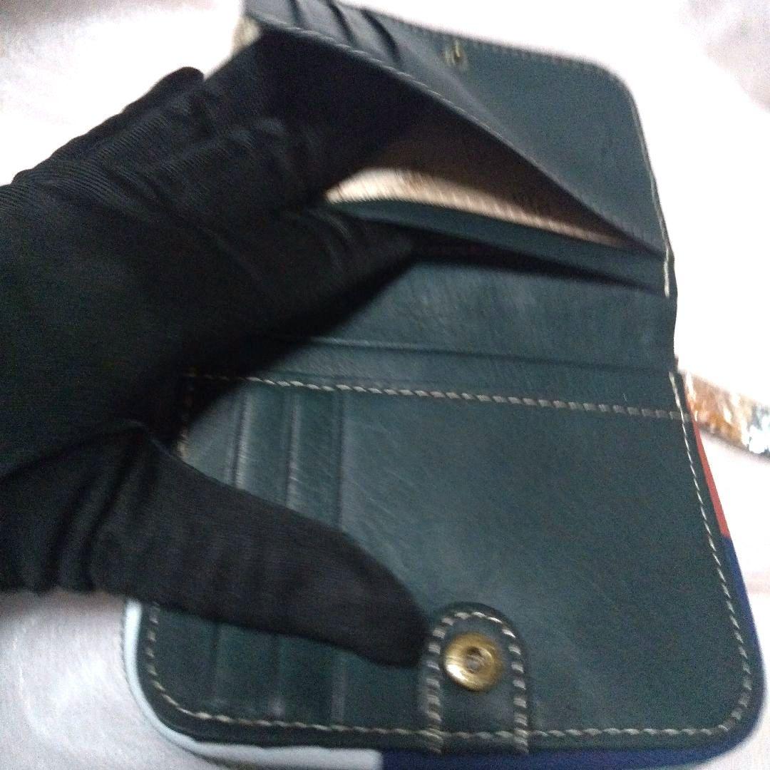 ♥Dakota 未使用品 二つ折り財布 ブロッコ ネイビー ユニセックス仕様♥