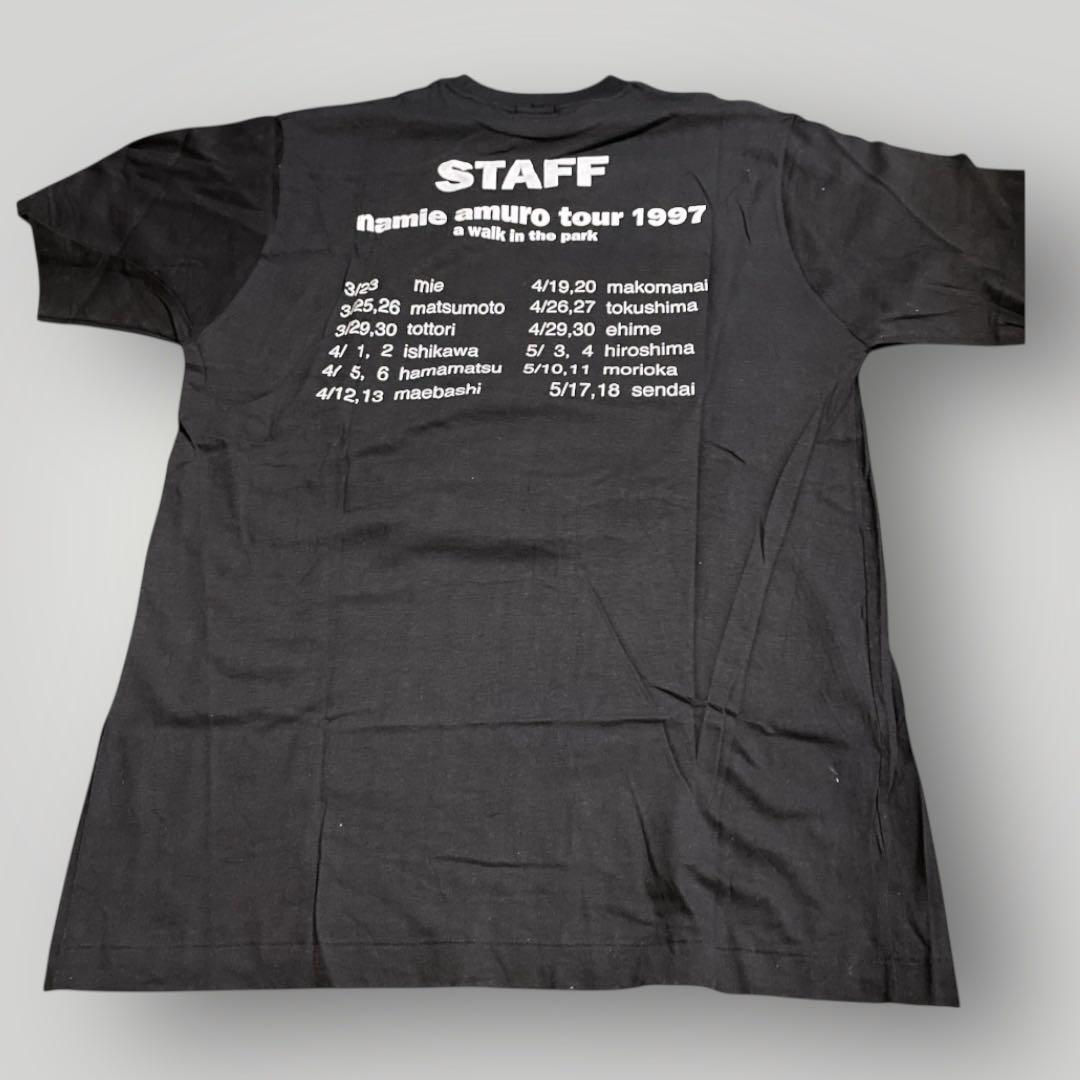 安室奈美恵 1997コンサートツアー STAFF Tシャツ Lサイズ 非売品