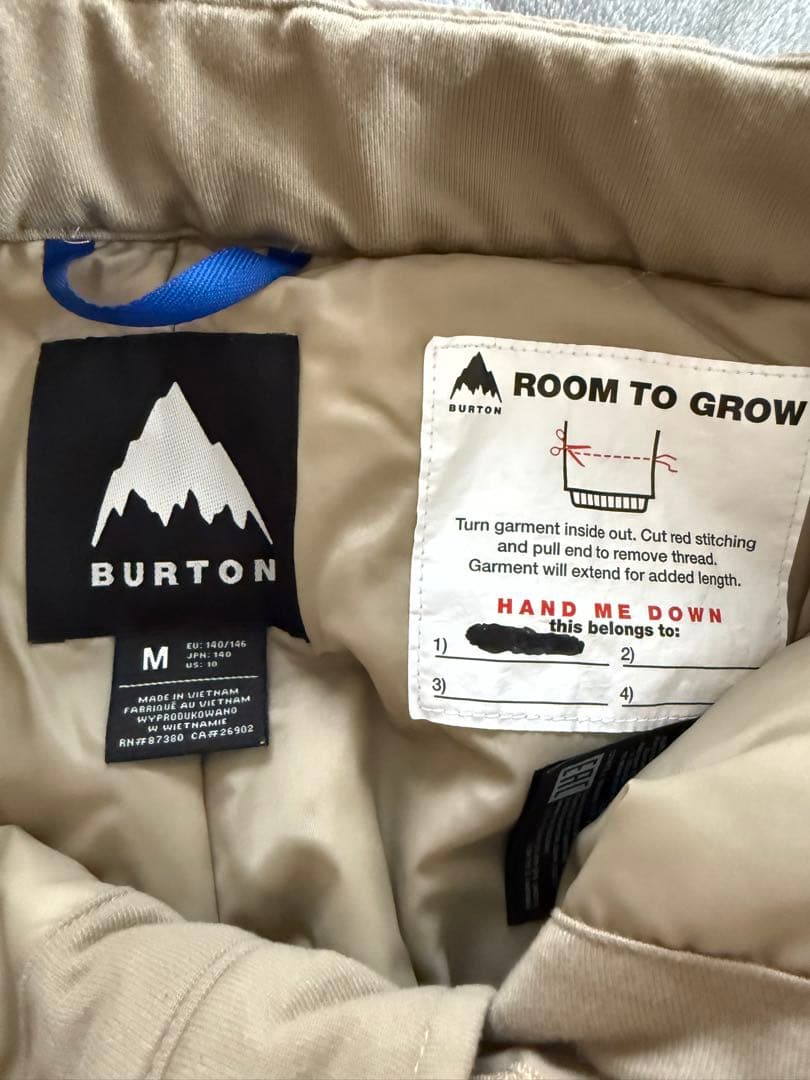 ☆Burton バートン パンツ スキー スノーボード ウェア キッズ☆サイズM