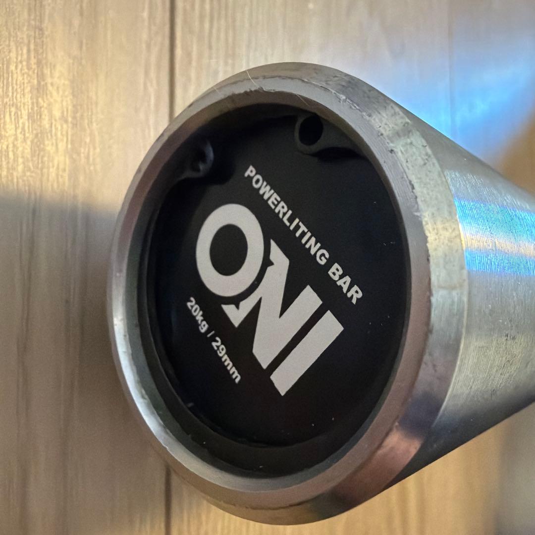 鬼 ONI パワーリフティング バーベルシャフト 20kg