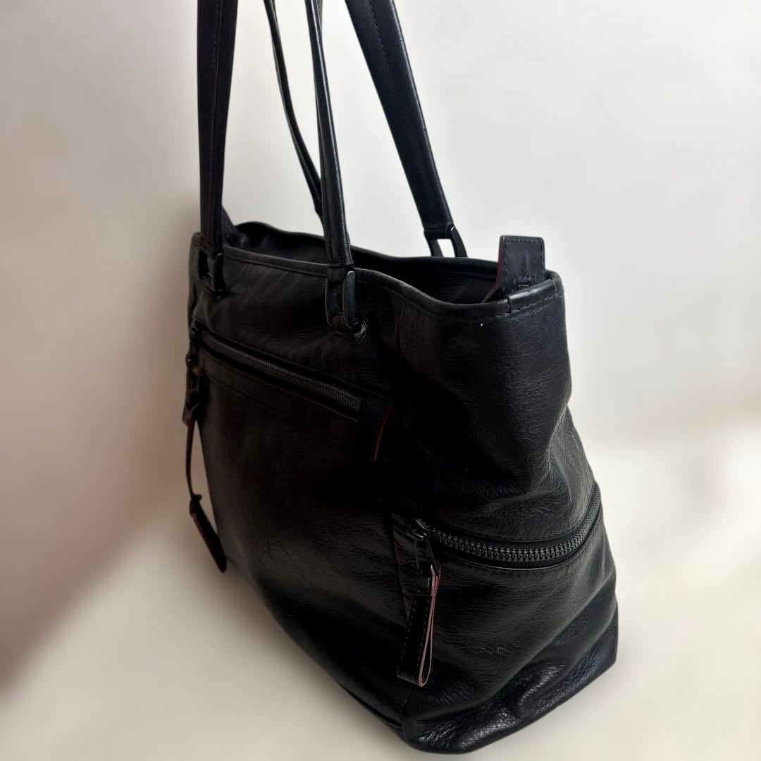 【美品】FUJITAKA フジタカ Hawk ホーク レザートートバッグ 黒