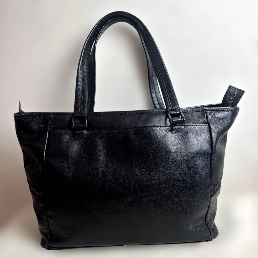 【美品】FUJITAKA フジタカ Hawk ホーク レザートートバッグ 黒