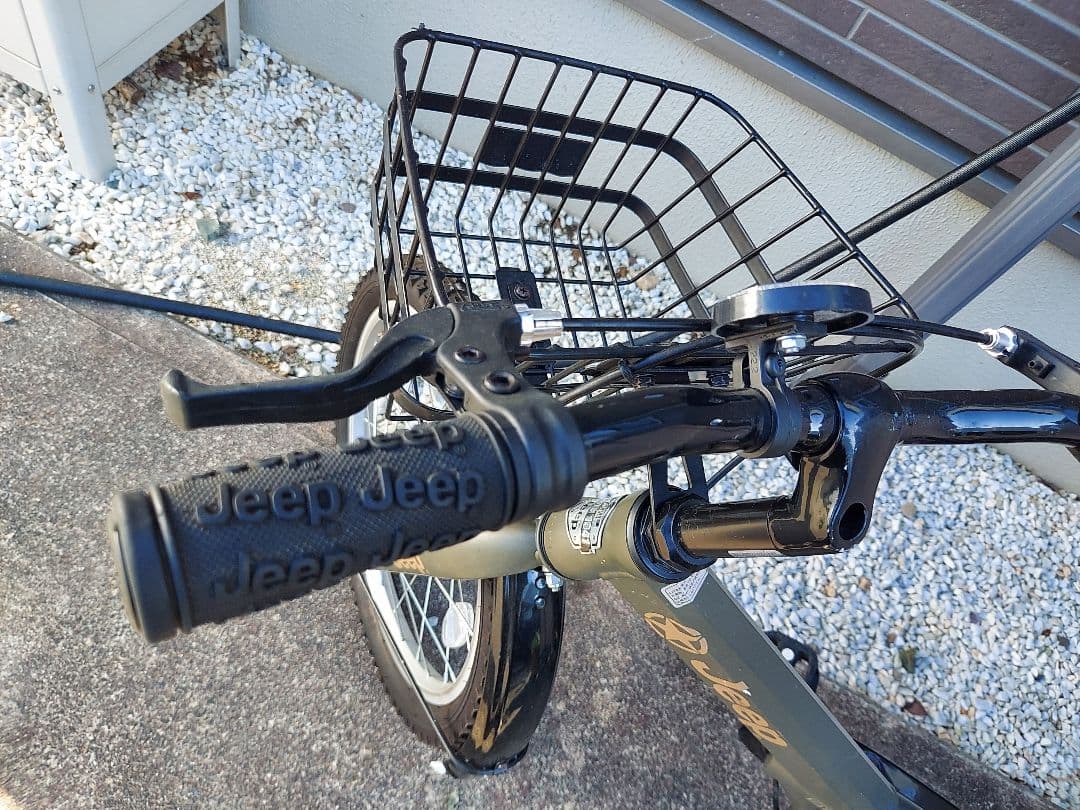 【豊橋市内引取り限定】 Jeep 子供用自転車 オリーブグリーン