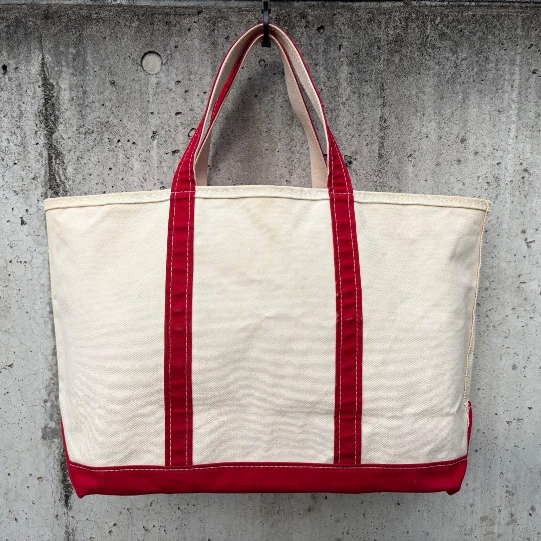 old◎90s L.L.Bean ビーントート ジップトップ 赤 large