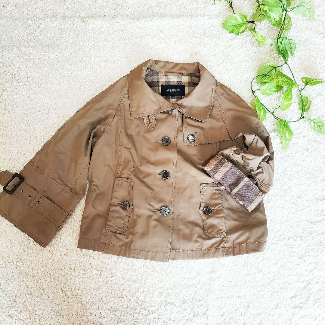 BURBERRY LONDON ショートトレンチコート ノバチェック M