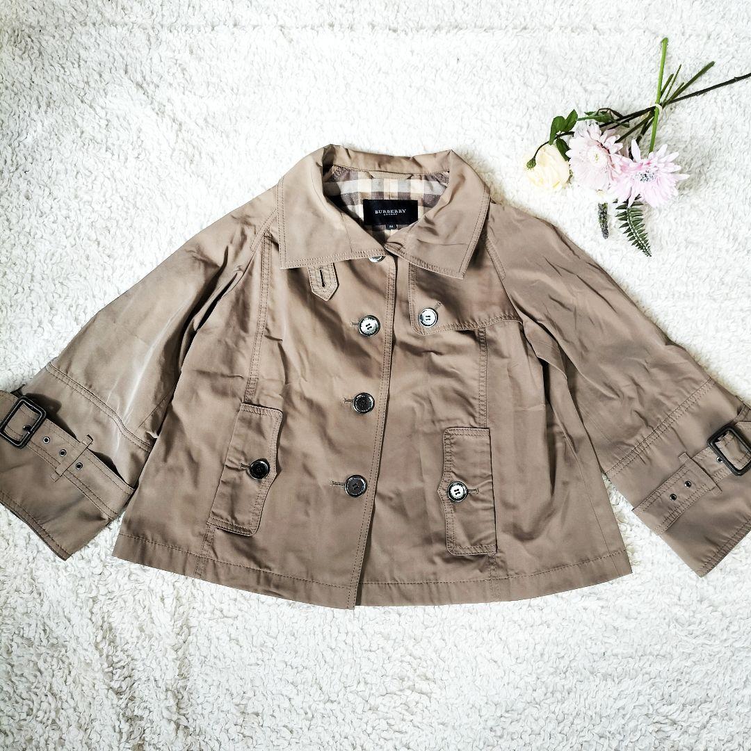 BURBERRY LONDON ショートトレンチコート ノバチェック M