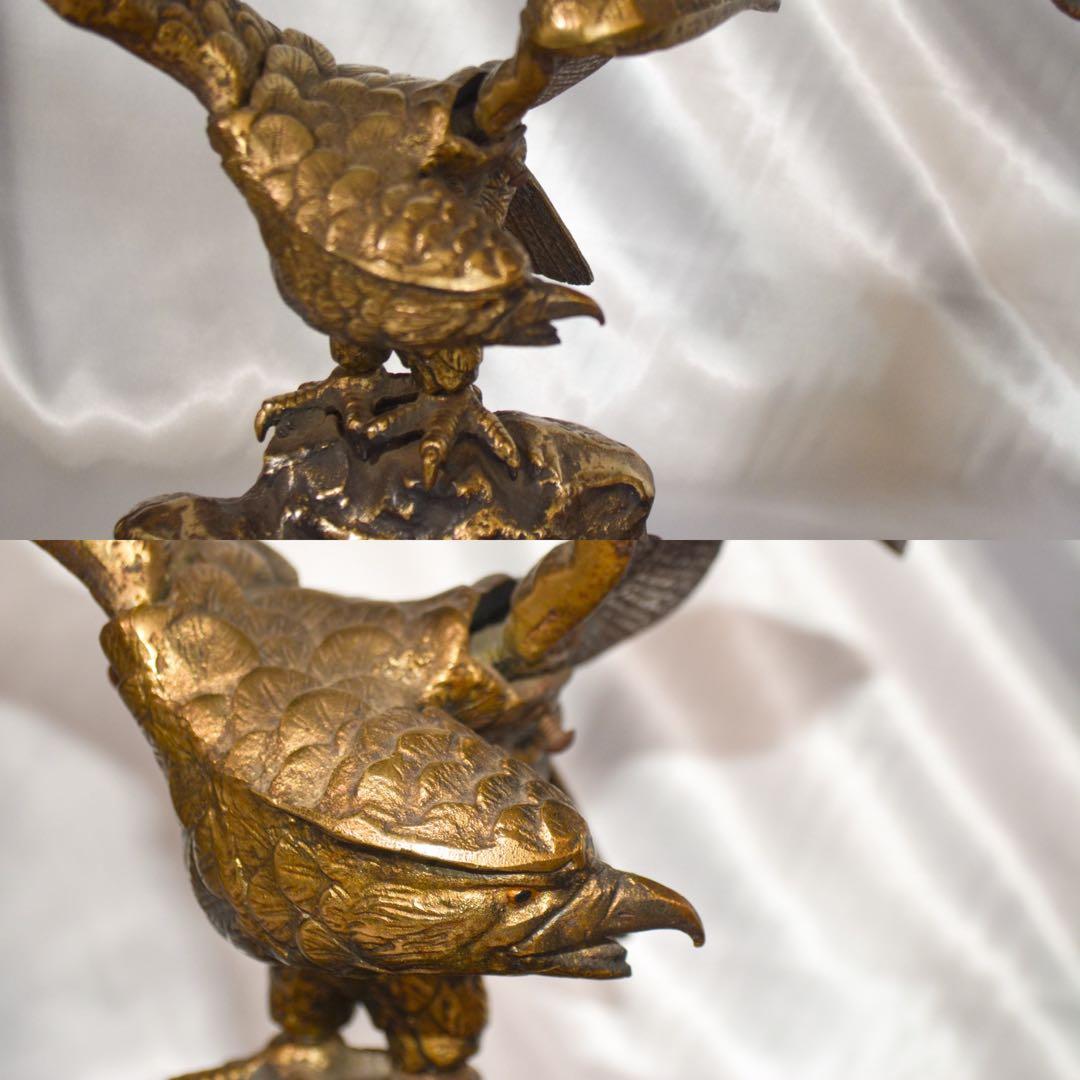 金属製・鷲・鷹・鳶・置物