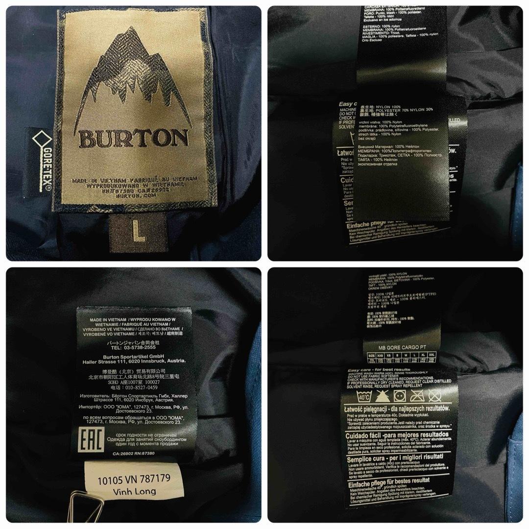 6627 バートン　パンツ　ゴアテックス　メンズ　スノーボード　ダークブルー