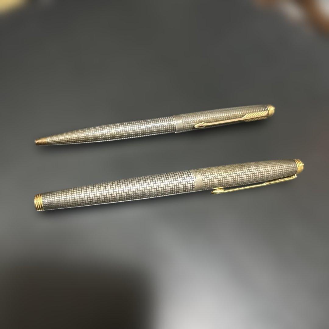 B5685【アンティーク】パーカー14K 万年筆&ボールペン　USA
