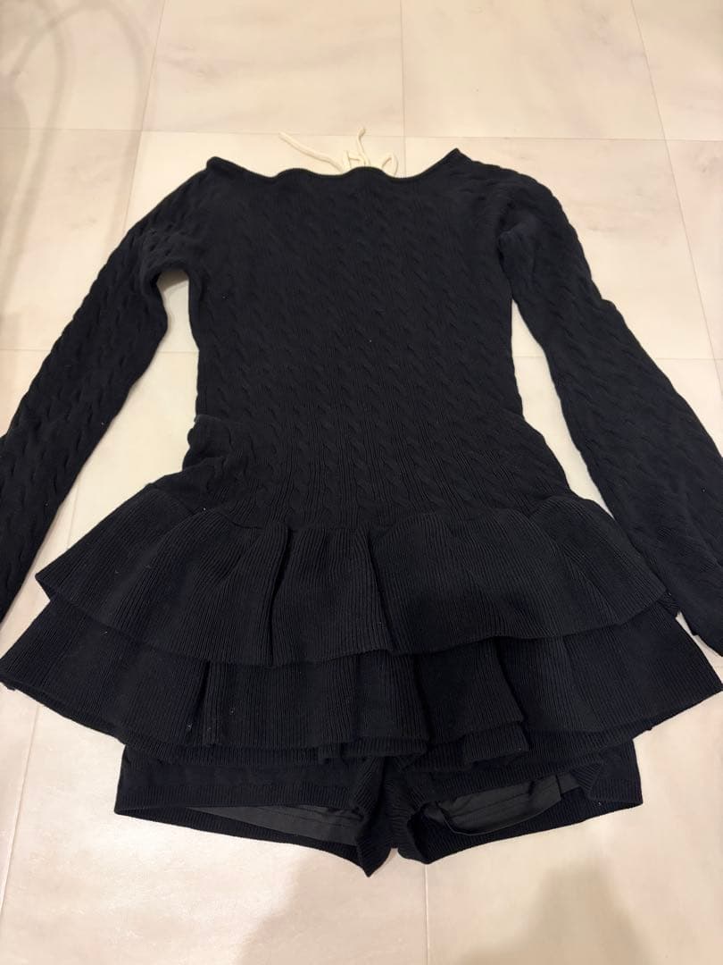 トップス andmary Milky frill mini dress