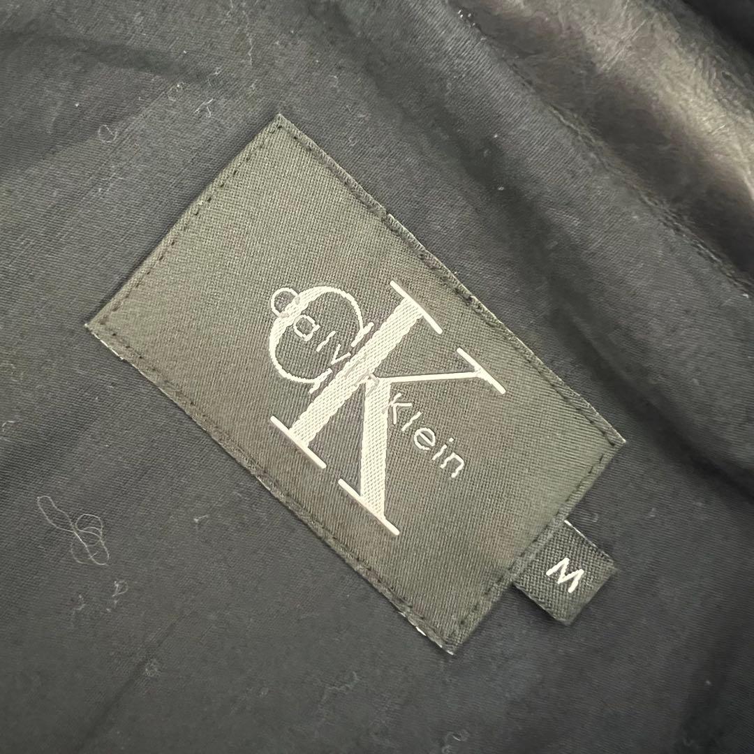   カルバンクライン レザージャケット ライダース　本革