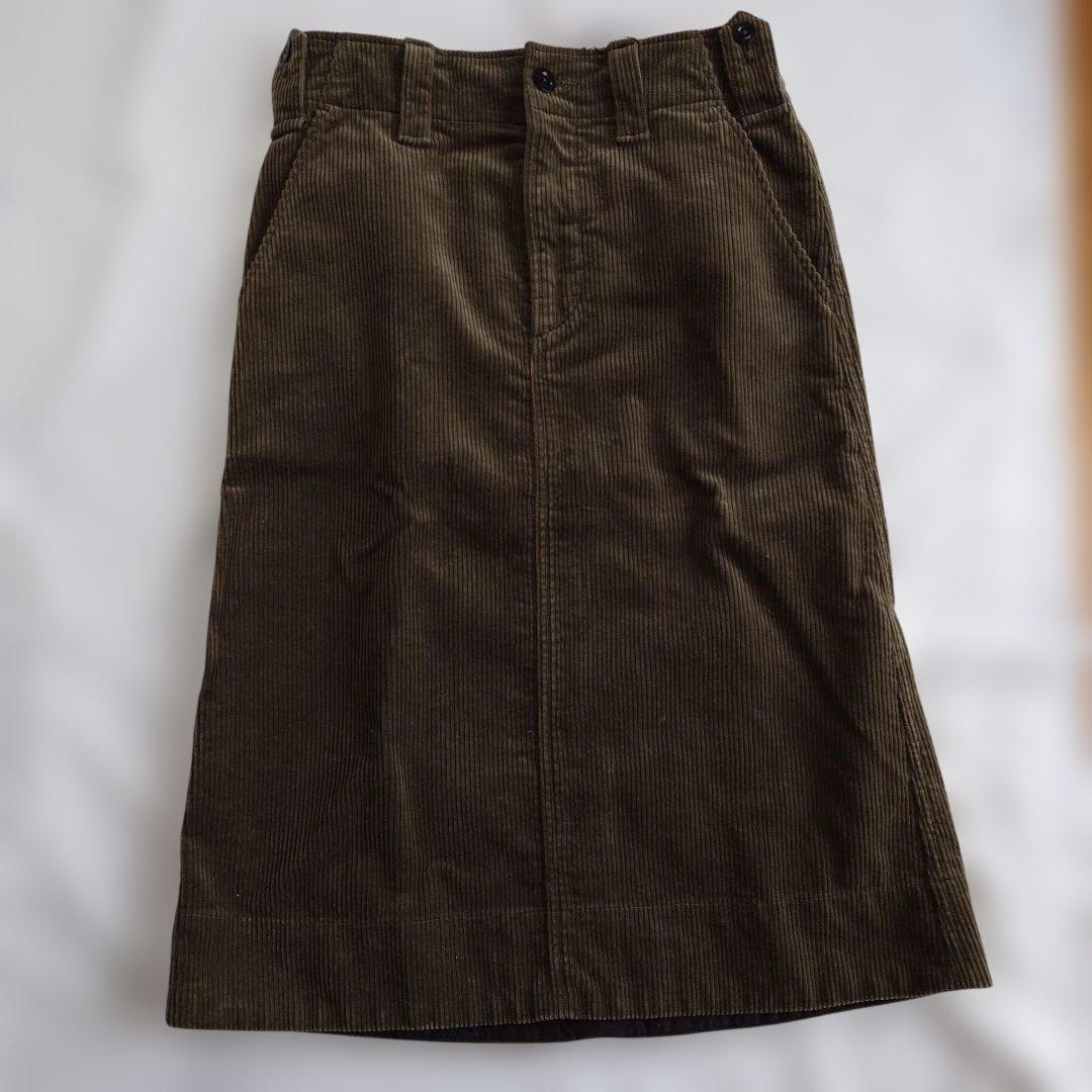 MHL/マーガレットハウエル　コーデュロイスカート　タグ付き未使用品