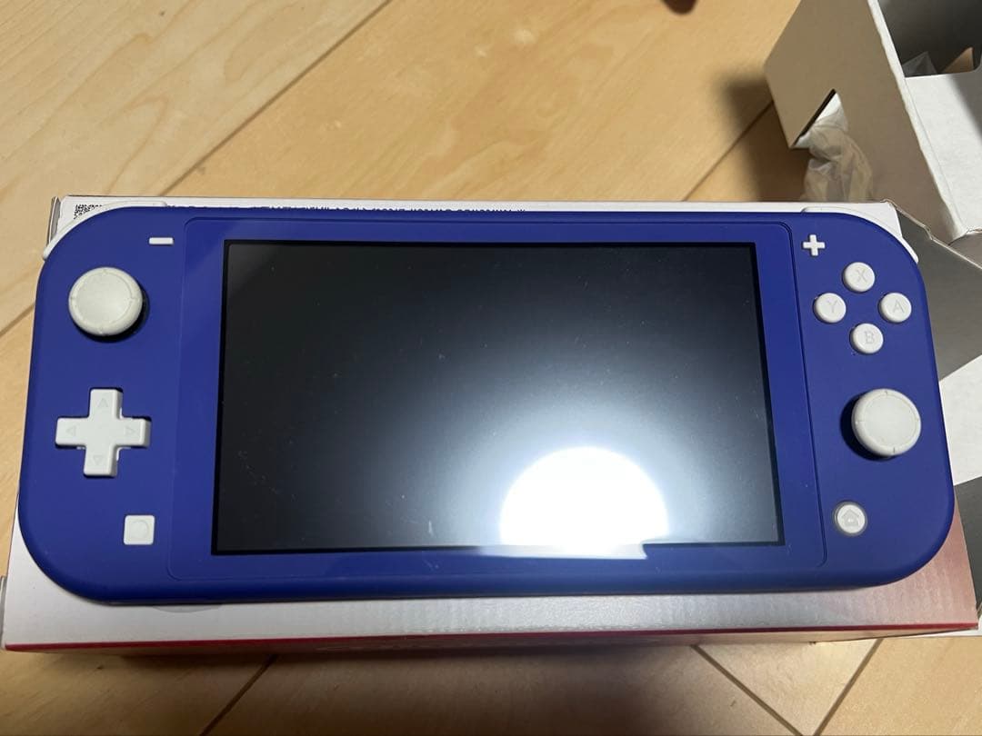 Nintendo Switch Lite 青、ソフトとその特典のマスクなど付き