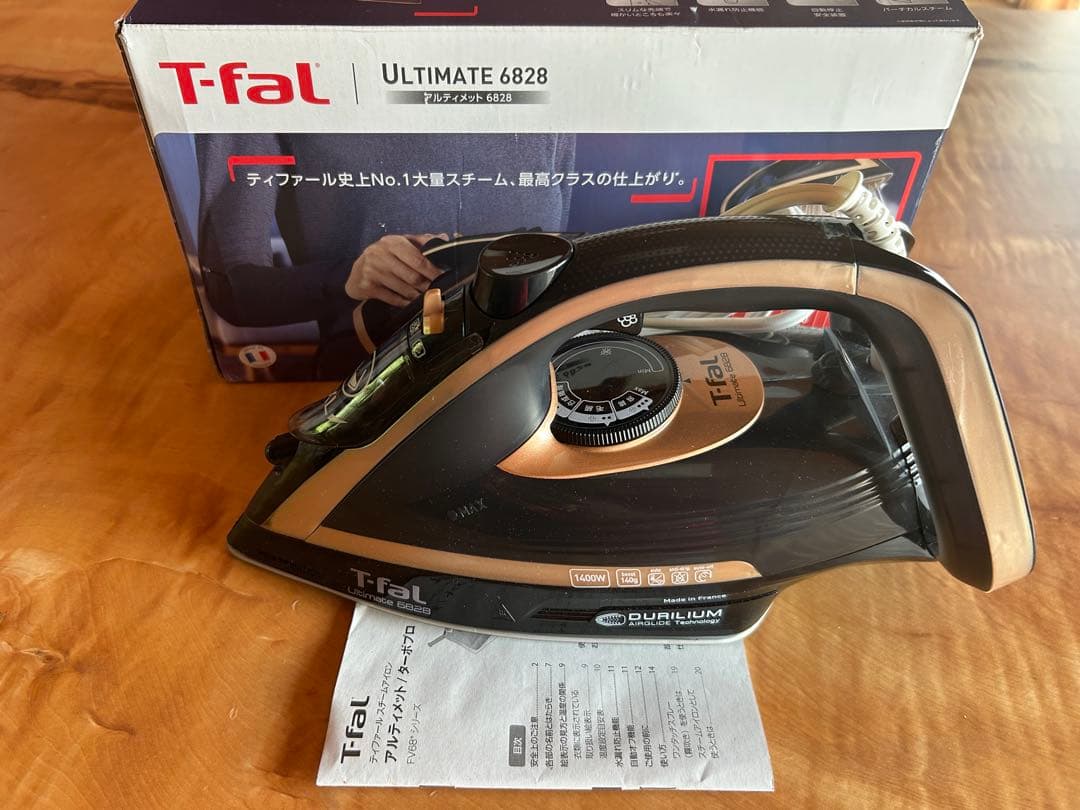 【美品】ティファール ／スチームアイロン ／アルティメット 6828