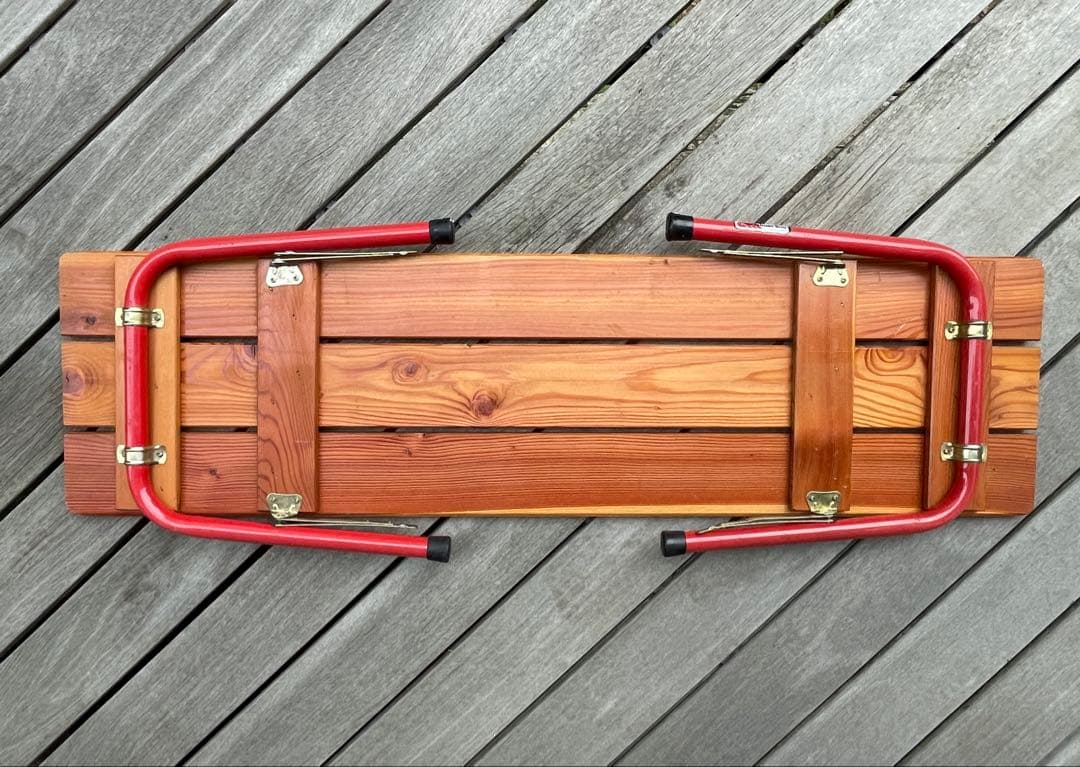 オリジナル　カステルメルリーノ　折りたたみベンチ　イタリア製　ヴィンテージ