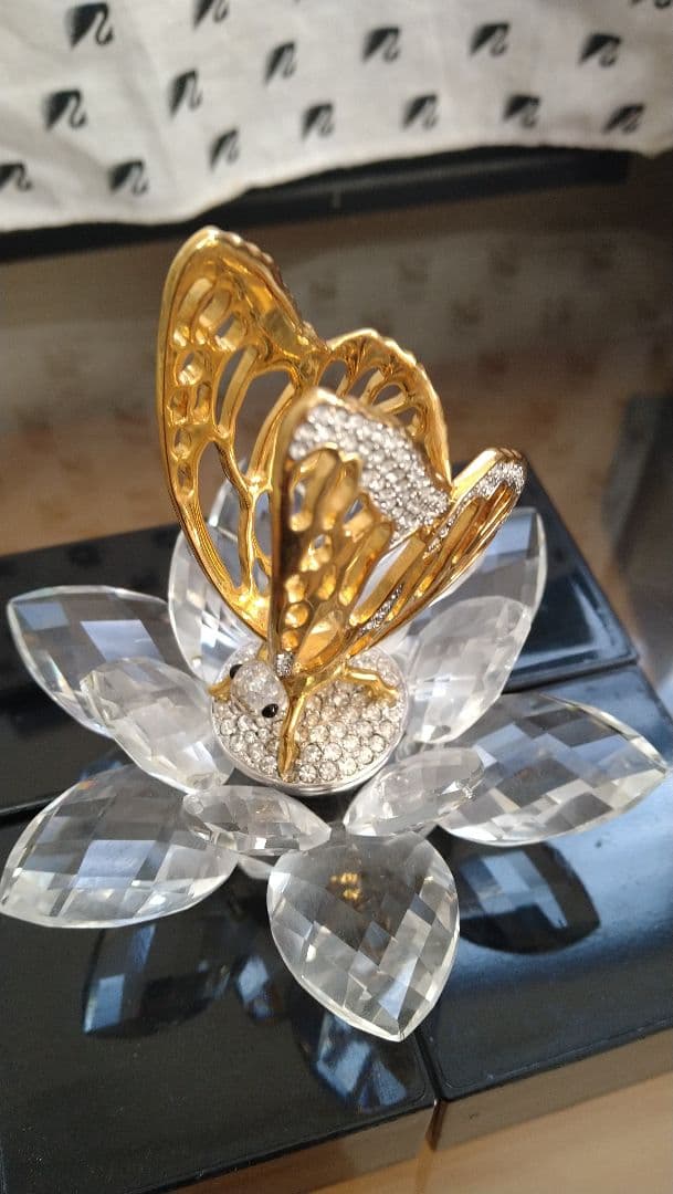 Swarovski スワロフスキー バタフライ 蝶 置物 クリスタル
