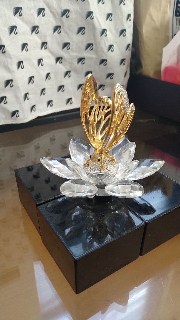 Swarovski スワロフスキー バタフライ 蝶 置物 クリスタル