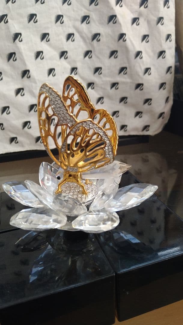 Swarovski スワロフスキー バタフライ 蝶 置物 クリスタル