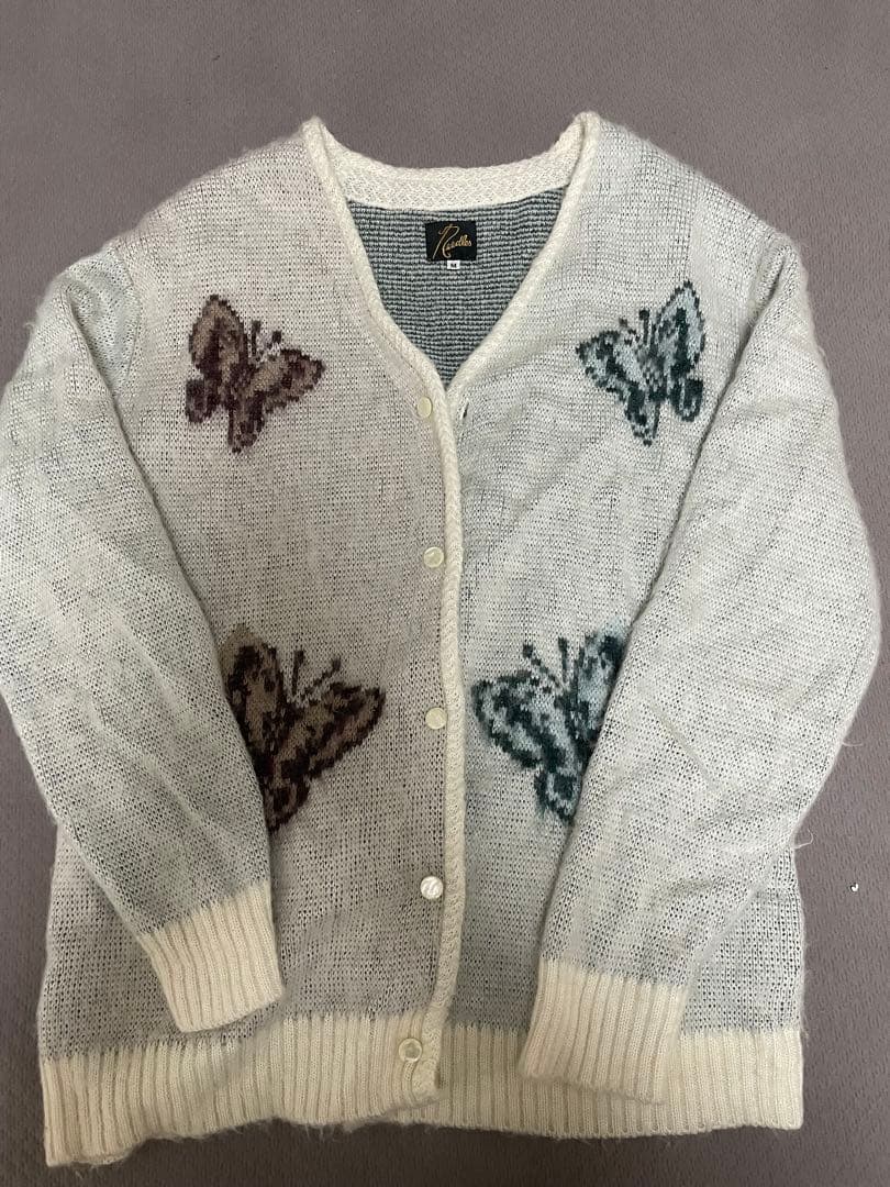 needles studious 21aw モヘア　カーディガン　パピヨン　M