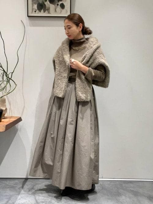 今期美品☆Chaosカオス 金子綾Youtube紹介 ラウノスカート モカ 38