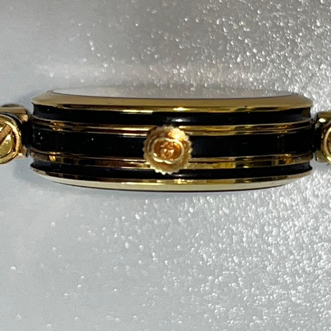 サナさん専用GUCCI グッチ腕時計 シェリーライン ブラック×ゴールド稼働品