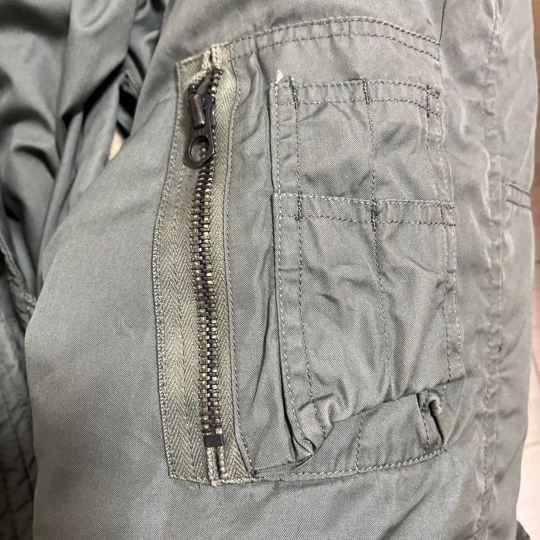 US ARMY N-3B フライトジャケット 実物 リアルファー 69年 L